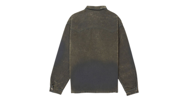 LS FLOCKED SHIRT JACKET 