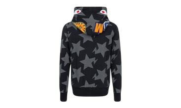 Sta Pattern Shark Full Zip Hoodie