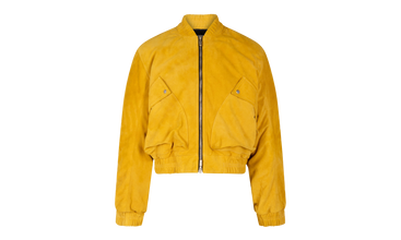 Suede Bomber Jacket 