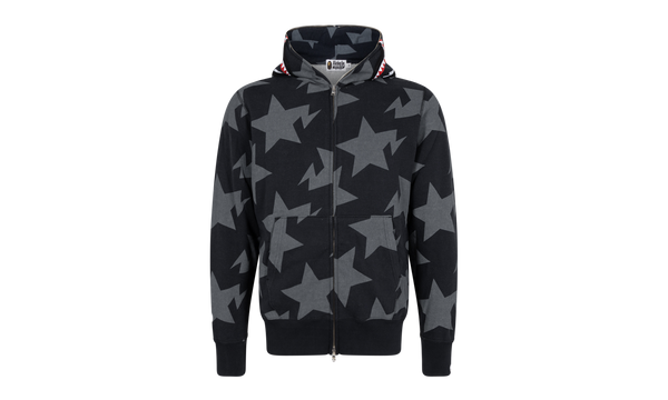 Sta Pattern Shark Full Zip Hoodie