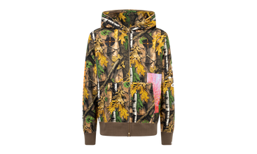Forest Camo Wide Full Zip Hoodie