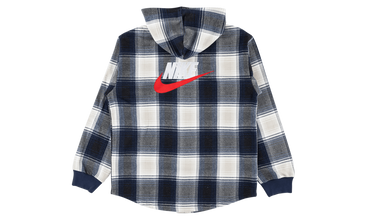 Nike Plaid Hooded Sweatshirt 