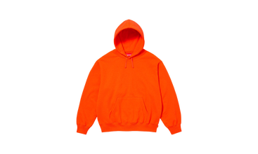 SATIN APPLIQUÉ HOODED SWEATSHIRT 