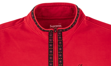 Overdyed Half Zip Sweatshirt 