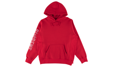 Sleeve Embroidery Hooded Sweatshirt 