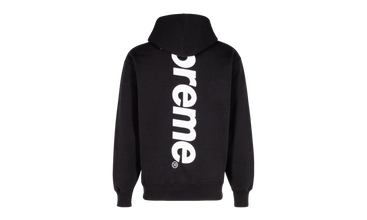 Satin Appliqué Hooded Sweatshirt 