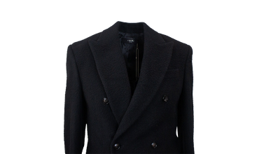 Boiled Wool Double-Breasted Jacket 