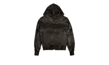 Leather Hoodie 