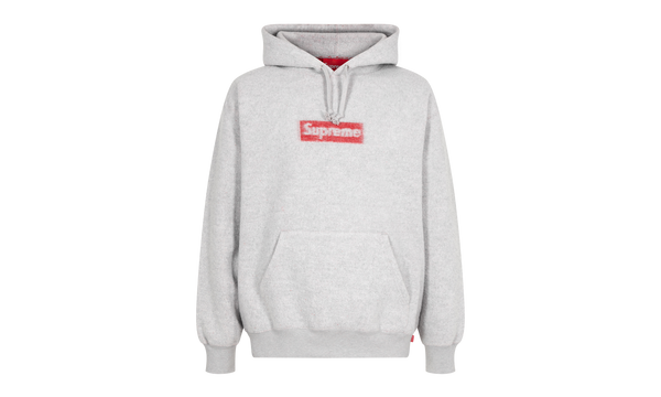Inside Out Box Logo Hooded Sweatshirt "Heather Grey"