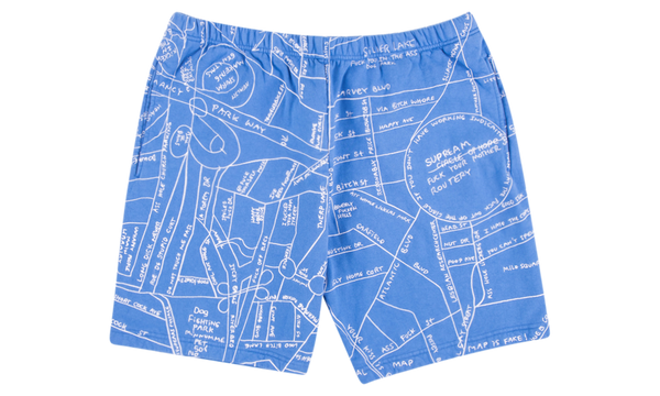 Gonz Embroidered Map Sweatshort "SS 19"