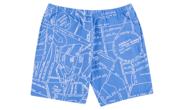 Gonz Embroidered Map Sweatshort 