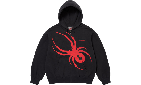 Spyder Zip Up Hooded Sweatshirt "FW 24 - Black"
