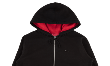 Contrast Zip Up Hooded Sweatshirt 