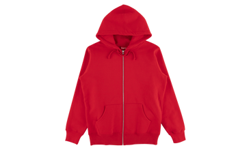 Rib Logo Zip Up Sweatshirt 