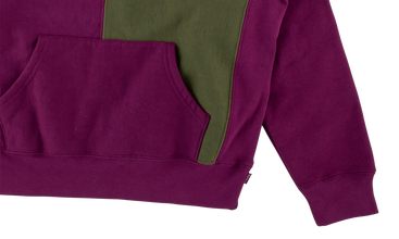 Split Old English Hooded Sweatshirt 