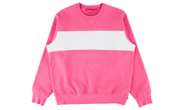 Zig Zag Stitch Panel Crewneck 