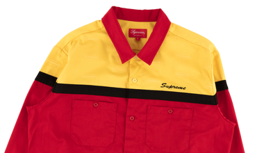 Color Blocked Work Shirt 