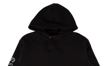 Sleeve Embroidery Hooded Sweatshirt 
