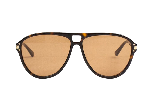 Aviator Logo Sunglasses "Brown"