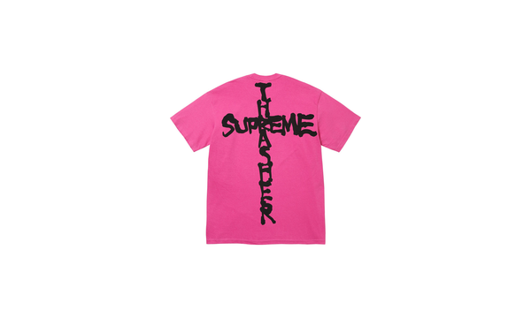 Thrasher® Cross Tee "FW 24 Pink"