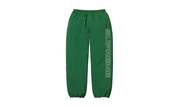 Spellout Embroidered Track Pant "FW 24 Green"