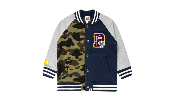 1st Camo MILO Color Block Sweat Varsity Jacket "Camo/Black"
