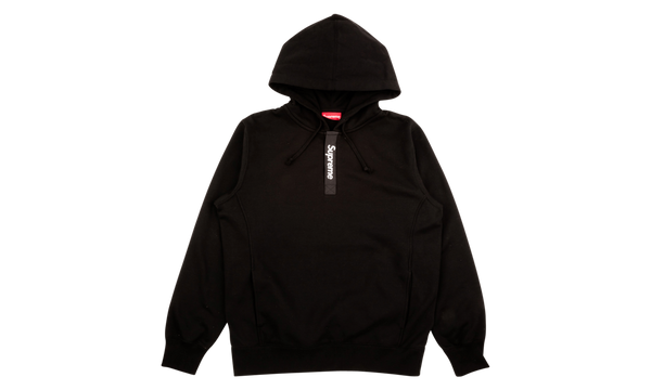 Contrast Placket Hooded Sweatshirt
