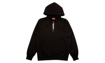 Contrast Placket Hooded Sweatshirt
