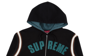 Jet Sleeve Zip Up Hooded Sweat Shirt 