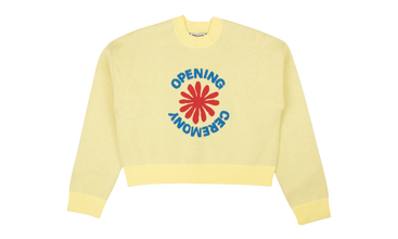 CROPPED OC FLOWER LOGO SWEATER 