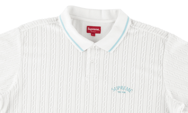 Cable Knit Terry Polo 