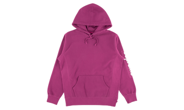 Sleeve Patch Hooded Sweatshirt 