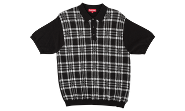 Plaid Knit Polo 