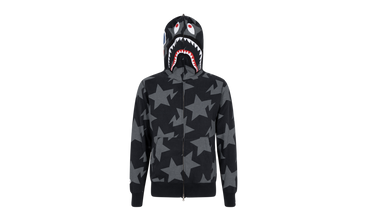 Sta Pattern Shark Full Zip Hoodie