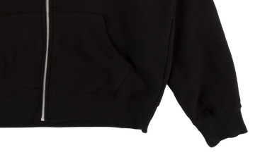 Contrast Zip Up Hooded Sweatshirt 