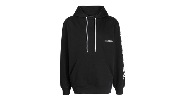 FRENCH TERRY PO HOODY GOTHIC WORDMARK S BLACK BEAUTY "Black"
