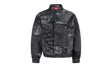 Supreme Archive Denim Jacquard Trucker Jacket 