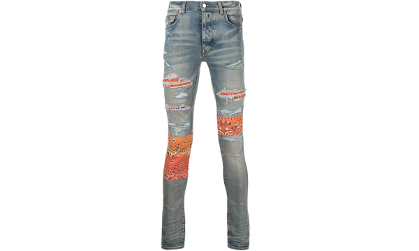 Vintage Bandana Artpatch Jean Clay Indigo "CLAY INDIGO"