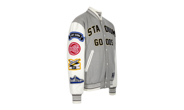 Grey Varsity Jacket 