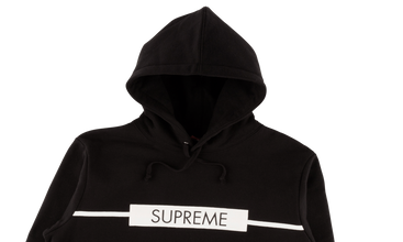 Chest Twill Tape Hooded Sweatshirt 