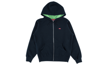 Contrast Zip Up Hooded Sweatshirt 