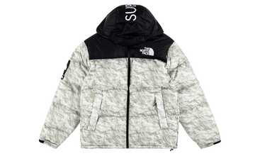 TNF Paper Print Nuptse Jacket 
