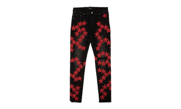 Star-appliqué straight-leg Jeans 