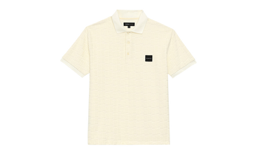 PB Monogram Short-sleeve Polo 'White' 