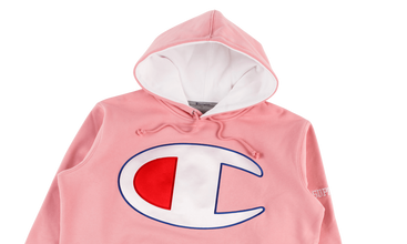 Champion Satin Logo Hooded Sweatshirt