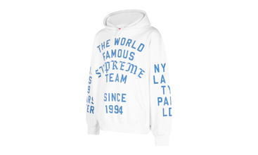 Supreme Team Flocked Hooded Sweatshirt 