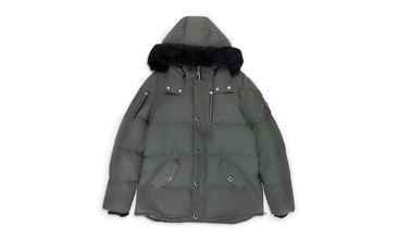 MOOSE KNUCKLES ORIGINAL 3Q NEOSHEAR FORREST HIL W/BLK PUFFER JACKET 