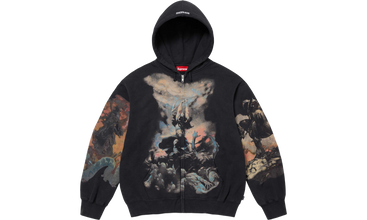 Frazetta Zip Up Hooded Sweatshirt 