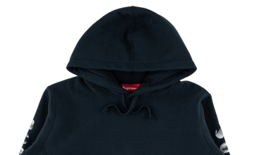 Gradient Sleeve Hooded Sweatshirt 