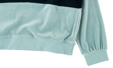Velour Half Zip Pullover 